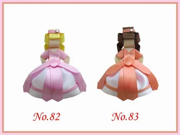

free shipping 150pcs character hair bows(people) sculpture hair clippie style boutique hair bow girl bug bows
