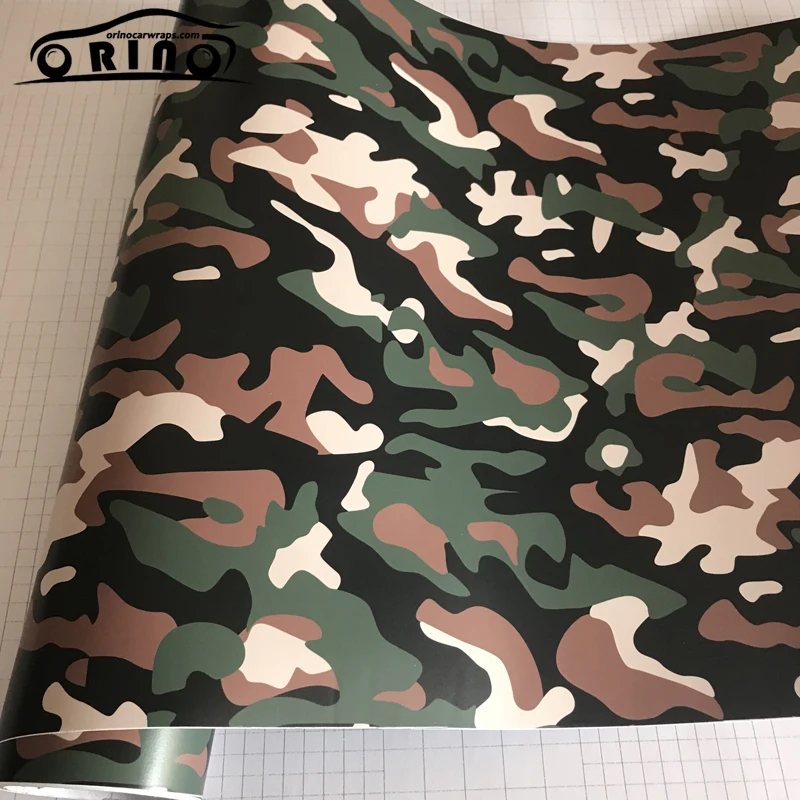 Camouflage Vinyl Film Wrap-13