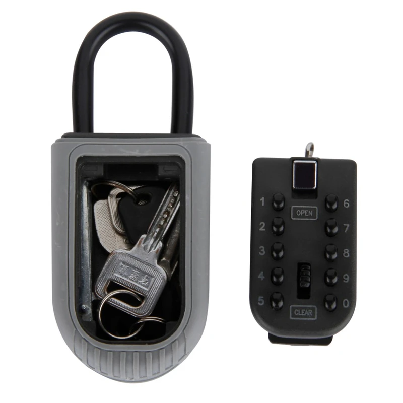 Realtor Wall Mount Key Lock Box with 10 Digit Push Button
