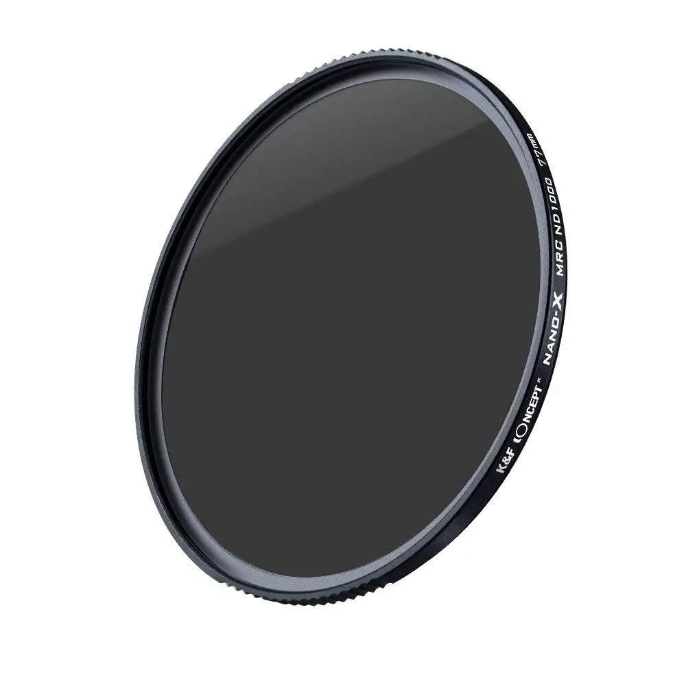 Фильтр для объектива камеры K & F MRC Slim ND1000 52/58/62/67/72/77/82 мм супер HD стекло фильтр