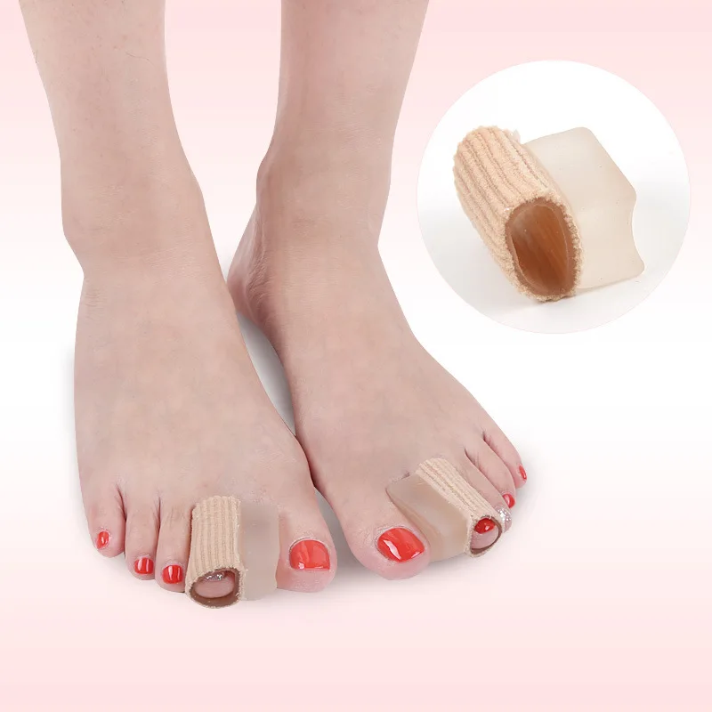 

2pcs Orthotics Toe Separator Silicone Insoles Hallux Valgus Toe Bone Valgus Pro Corrector Foot metatarsal Gel Feet Care Pedicure