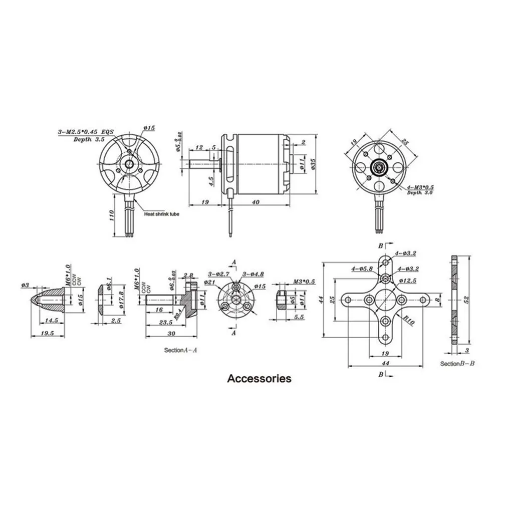 SUNNYSKY X2820 14P 800KV RC Motor 3 5S Outrunner Brushless Motor for 1 1.5KG RC Airplane Warbirds Bigplanes RC Hobby Toys Parts-in Parts & Accessories from ...