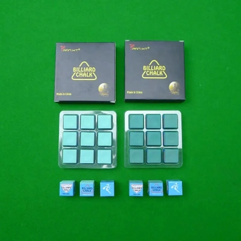 9pcs/lot Original PAN XT billiard chalks Professional Billiard cue tip