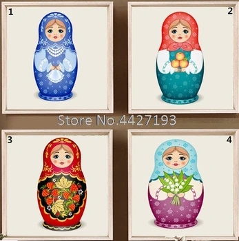 

DIY 5d Diamond Embroidery Russian Doll full drill Resin diamond Painting Cross Stitch Resin Rhinestones Handmade Home Decoration