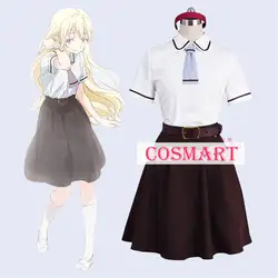 Аниме Asobi Asobase Honda Ханако Olivia Номура Касуми Косплэй костюм Shcool форма костюмы на Хэллоуин для Для женщин 2018 Новая бесплатная