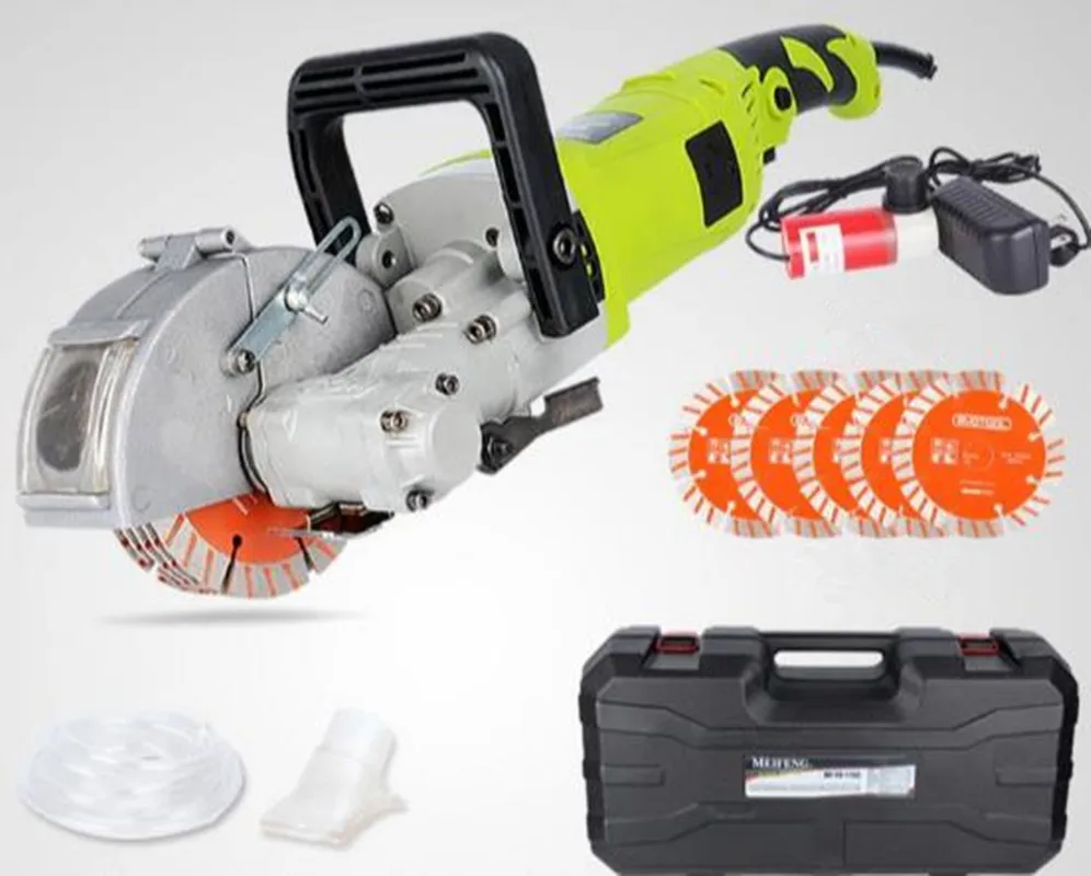 

220v Electric Wall Chaser Groove Cutting Machine Wall Slotting Machine Steel Concrete Cutting Machine