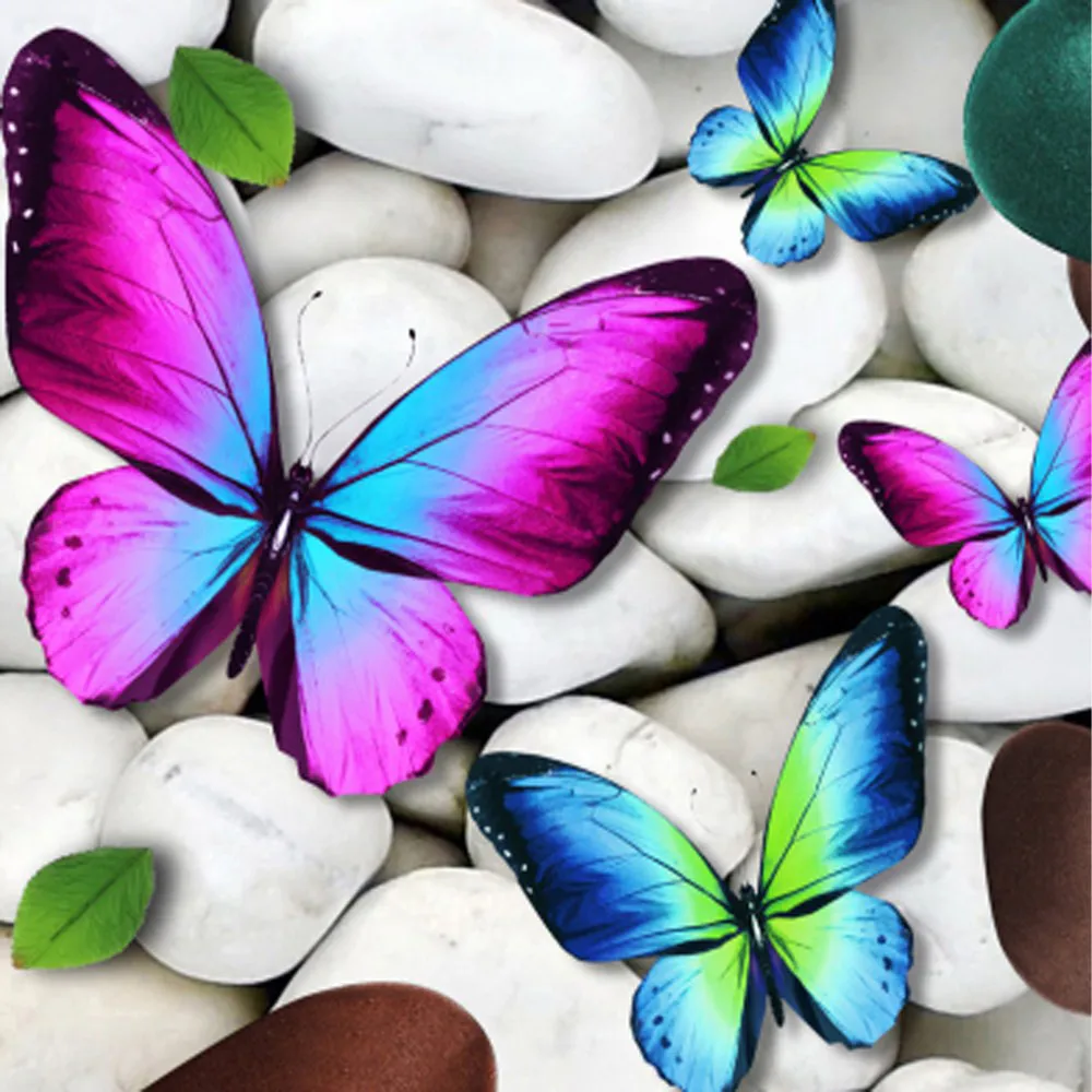 

DIY 5D Diamond Painting Animals Butterfly Mosaic Crystal Cross Stitch Square diamond embroidery Needlework Decor paintings r2