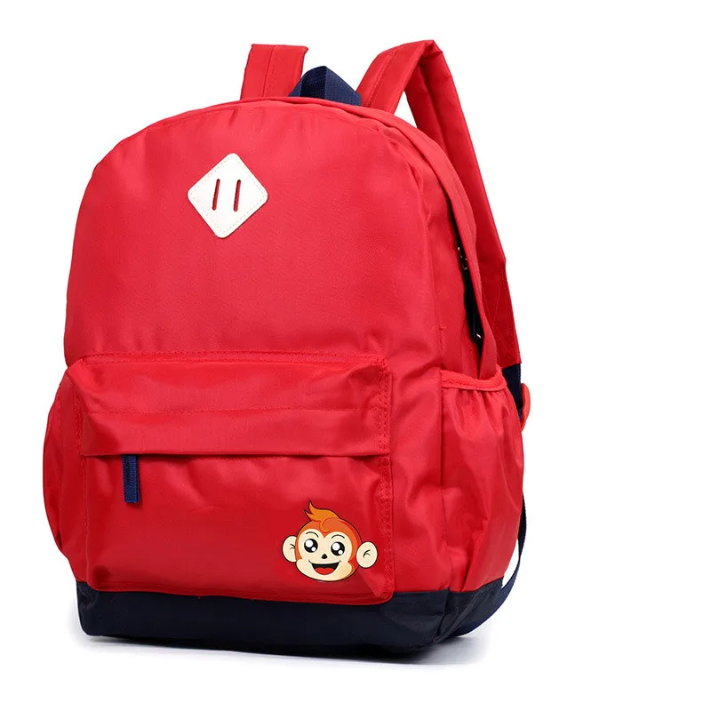 Мультяшный детский школьный рюкзак для детей, школьная сумка для детского сада, для девочек, для малышей, для школьников, для мальчиков, милые рюкзаки - Цвет: red L