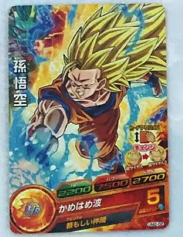 Япония Dragon Ball Hero Card UM GT игрушки Goku Хобби Коллекционные игры Коллекция аниме-открытки - Цвет: 4