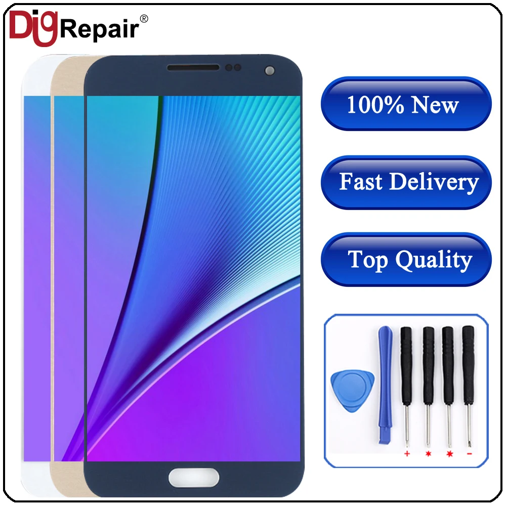 

For SAMSUNG Galaxy E5 E500F E500H E500M LCD Display Touch Screen Digitizer Assembly Replacement E500F Lcd for Samsung E5 Screen