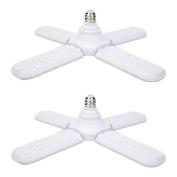 

Multipurpose LED Light 60W Wide Voltage Outdoor Highlight 4 Leaf Folding Lamp Adjustable ceiling Lighting Warm white/Cool White
