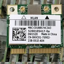 Ноутбук ssea новая половина MiniPCI-E карта 300 Мбит/с для DELL DW1520 беспроводная карта для Broadcom BCM43224 BCM943224HMS
