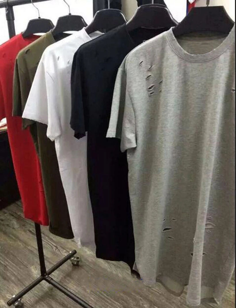 yeezy torn shirt