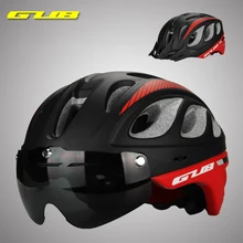 GUB Cycling Helmet Ultralight mountain road Bicycle helmet with goggles outdoor MTB safety cap Bike Windproof Glasses Helmets gub k70 mountain bike cycling helmet black