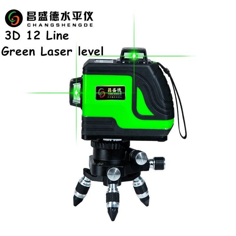 

2018 New Model Green lines 3D 12Lines 2D 8 Lines laser level,Self-Leveling 360 Horizontal,Vertical Cross Super Powerful
