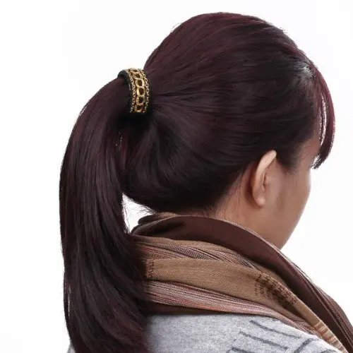 HTHL! женский кружевной хвост зажим для волос аксессуары подарок вечерние 19 мм