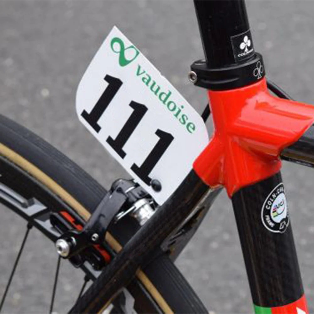 ZTTO 100 шт. держатель номерного знака для шоссейного велосипеда с фиксированным зубчатым креплением гоночный карт крепление для велосипеда MTB велосипеда задняя стойка для лицензии
