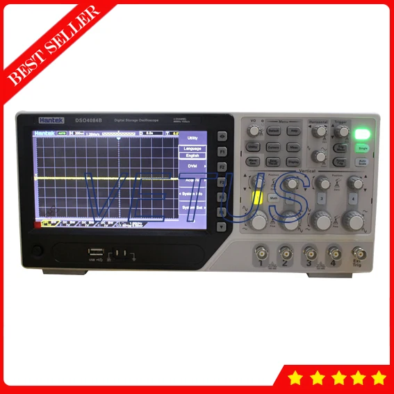 

Hantek Brand DSO4084B 80 MHz 1GSa/S 4 Channel Oscilloscope with digital storage scopemeter Over 14 types trigger function