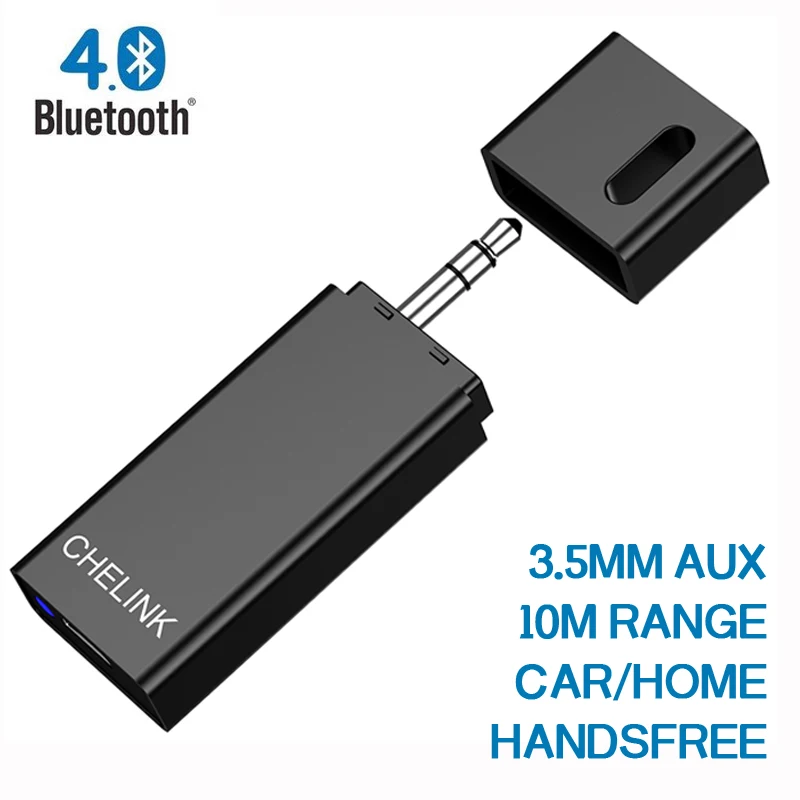 

Handsfree Wireless Aux Bluetooth 4.0 Adapter Auto Bluetooth car kit Mini 3.5mm Jack male universal Receiver for Car/home stereo