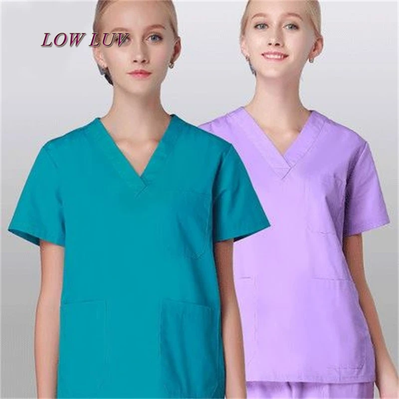 Hand washing clothes long and short sleeve doctor clothes split suit
