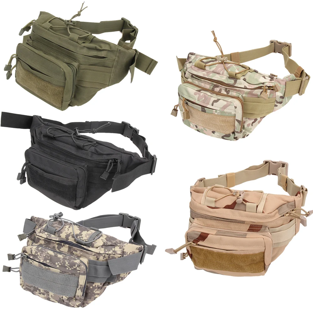 

Tactical bag Molle Fishing Hiking Hunting Bags Sports Bag Chest body Sling Single Shoulder Outdoor Army Tactical Waist Bags