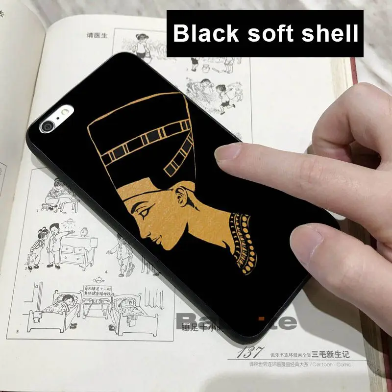 Babaite Egypt Nefertiti Anubis anch чехлы для телефонов оболочка задняя крышка iPhone 8 7 6 6S Plus X XS MAX 5