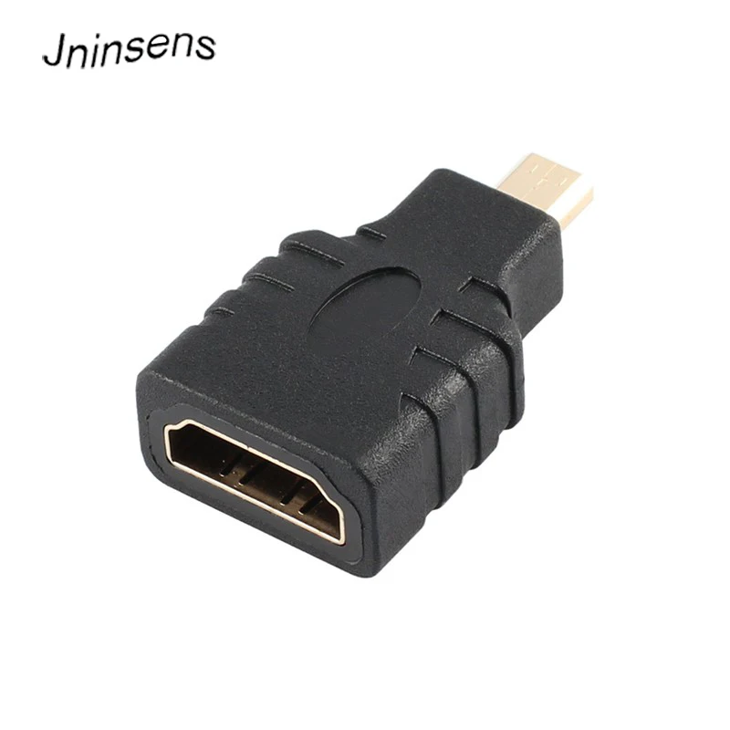 

Hot Micro HDMI Male to HDMI Female Adapter HD Gold Plating Converter F-M Type Connector for HDMI Cable Adapter Device Wholesale