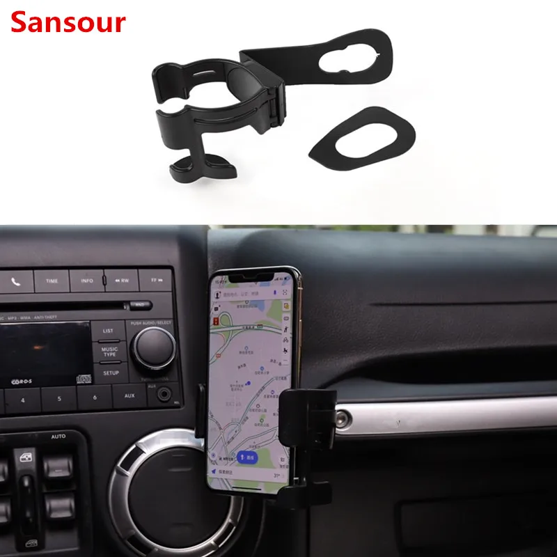 Car Intercom Bracket Interphone Holder Mobile Phone Ipad Sticker Drink For Wrangler 2007-2018 Styling Sansour | Автомобили и