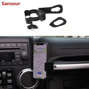 

Car Intercom Bracket Interphone Holder Mobile Phone Ipad Holder Sticker Drink Holder For Wrangler 2007-2018 Car Styling Sansour