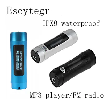 

003 1.0" Screen Waterproof IPX8 MP3 Player 4GB/8GB Underwater 10M FM Swimming Diving Music Player