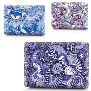 

Viviration Case For Macbook Air 11 13 Pro Retina 12 13 15.4 Touch Bar Paisley Laptop PVC Replace Case For Macbook Apple Pro 13.3