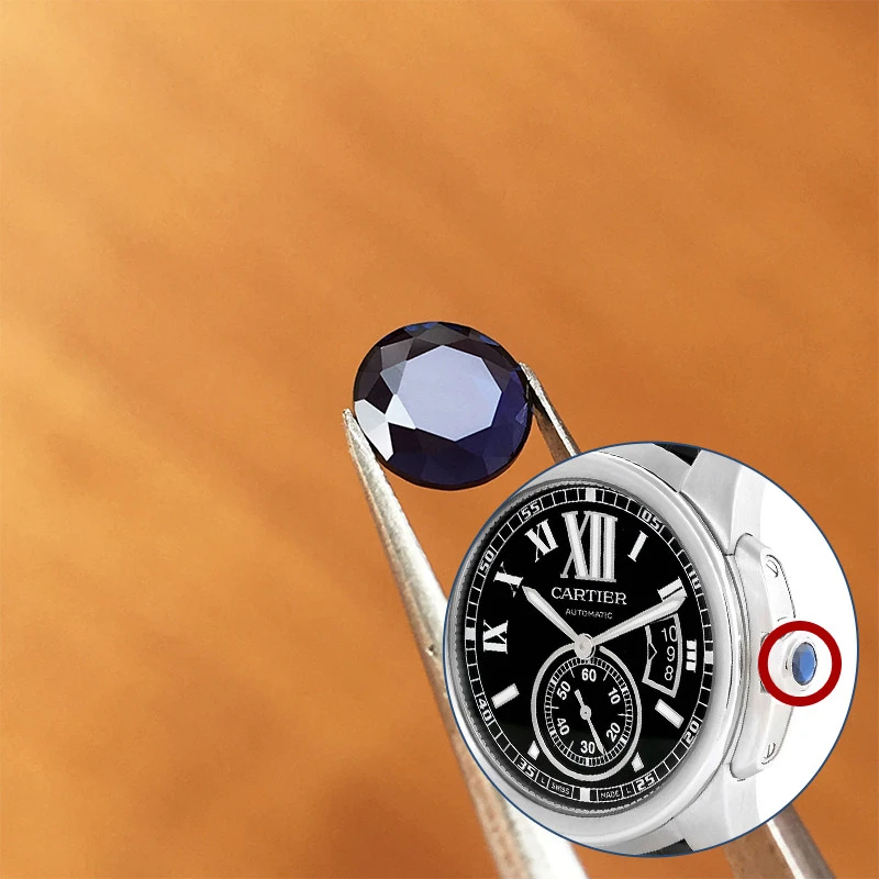 cartier sapphire watch