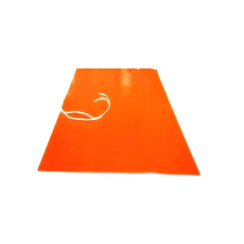 

1200*1200*1.5mm 220v 5000w big size silicone heat bed for 3d printer 1000mm lead wire come out from middle of 1side