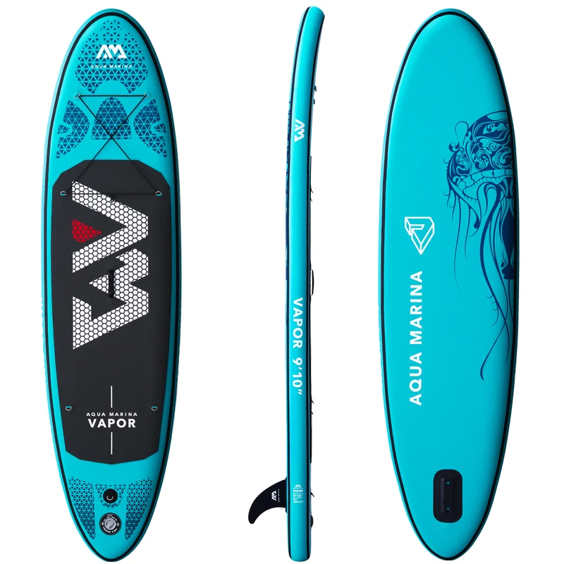 Доска для серфинга 300*76*12 см sup pad AQUA MARINA VAPOR надувная SUP stand up весло доска Рыбалка каяк надувной поводок сиденье