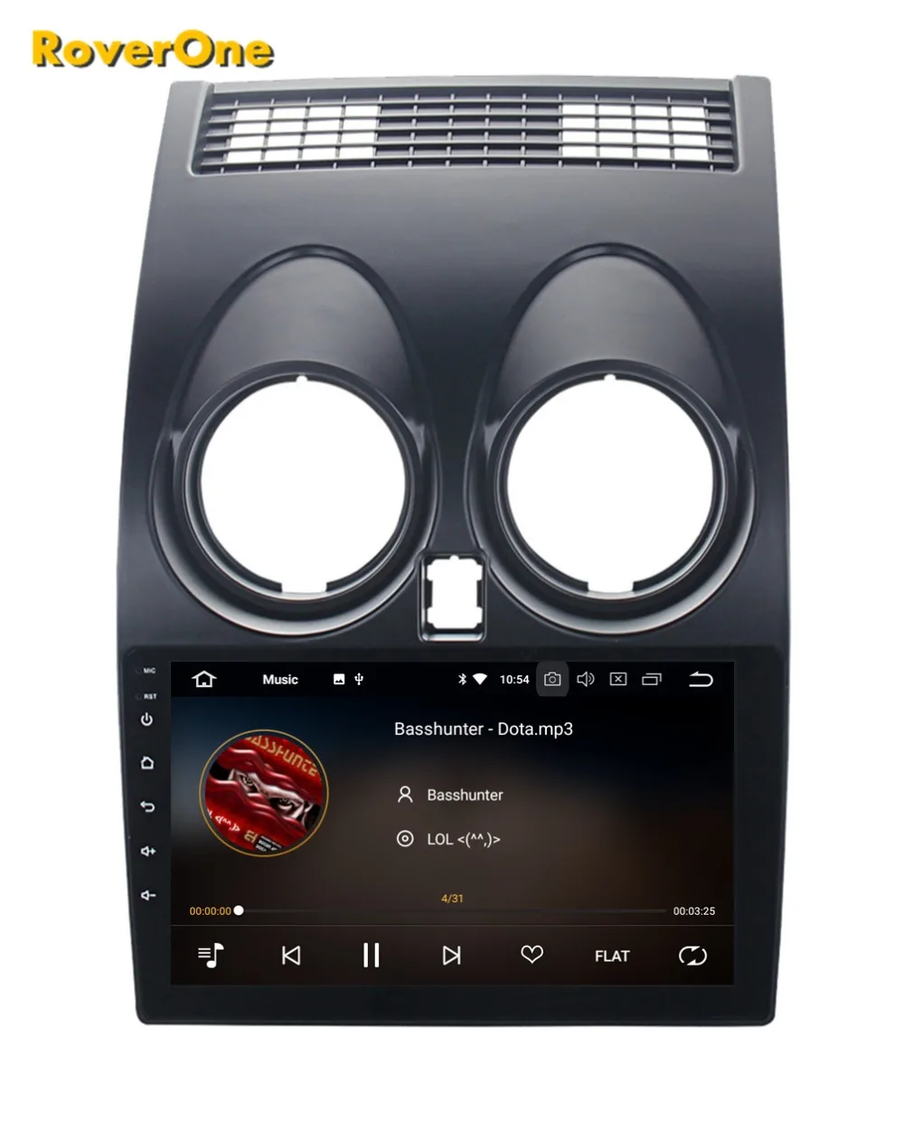 Excellent RoverOne Car Multimedia System For Nissan Qashqai 2008 - 2014 Android 9.0 Octa Core Radio GPS Navigation Media Player PhoneLink 15