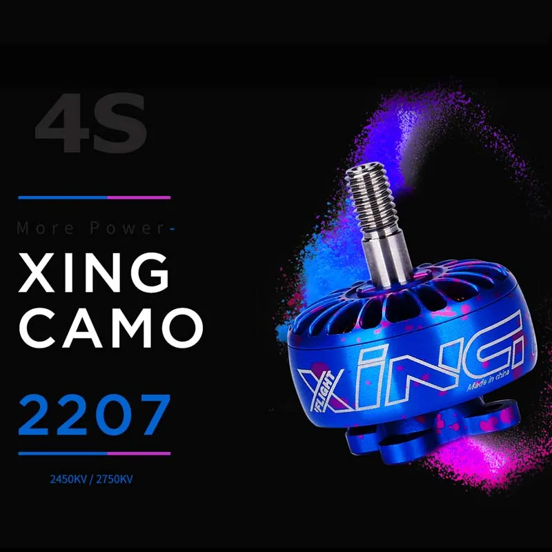 

iFlight XING CAMO 2207 2450KV/2750KV 2~4S FPV Brushless Motor compatible HQ 5inch propeller for FPV RC racing drone part
