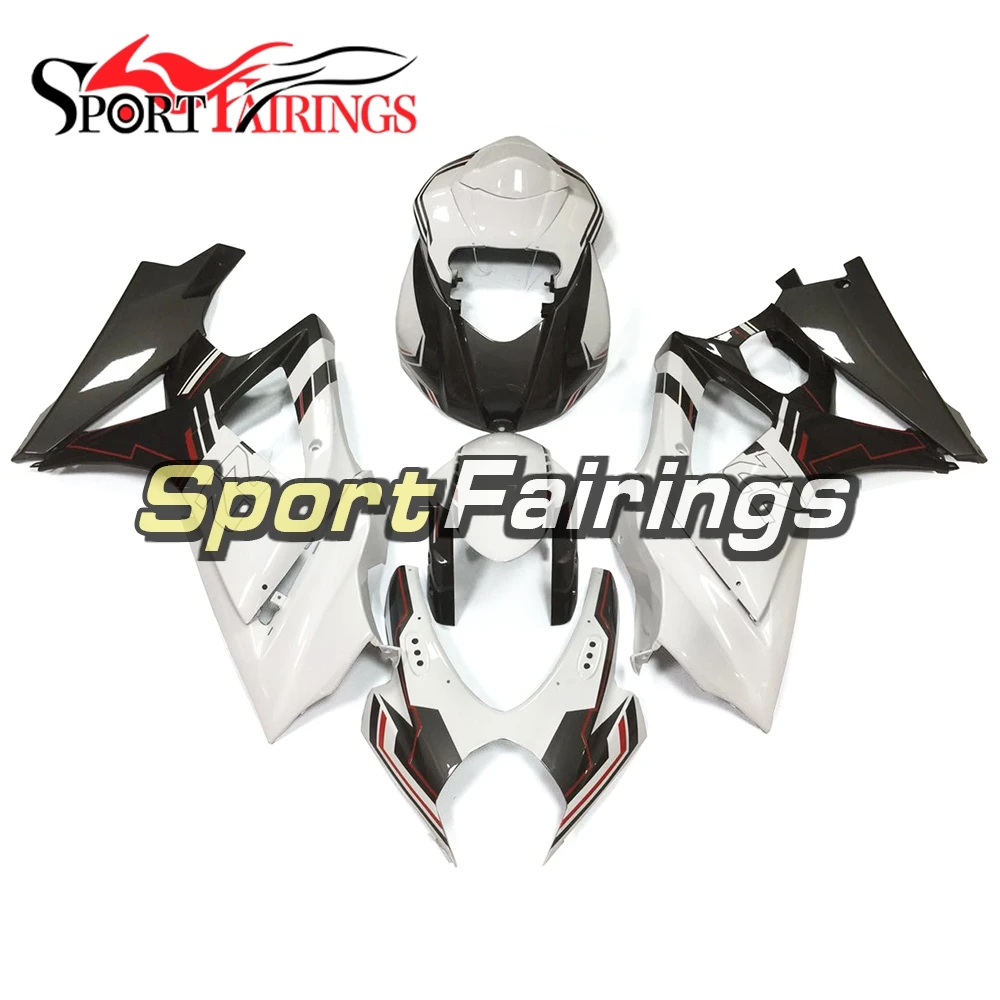 

Motorcycle Fairing Kit For Suzuki GSXR1000 GSXR 1000 K7 07 08 GSX-R1000 2007 2008 Bodywork ABS White Grey Complete Bike Cover