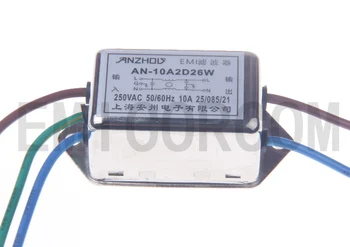 

AN-10A2D26W 10A 250V EMI power filters, plug-chip filters, Connector