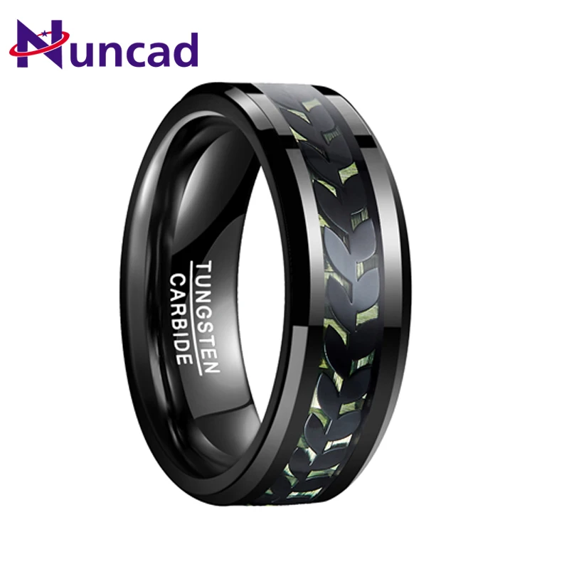 Buy NUNCAD High Grade Men's Electroplated Black Leaf