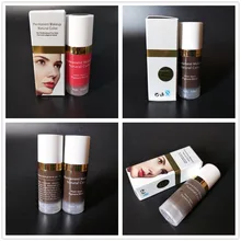 5 шт вакуумной упаковки татуировки набор чернил постоянный макияж с микроволокном пигмент красочность Профессиональный бровей губ искусство тела 10 мл