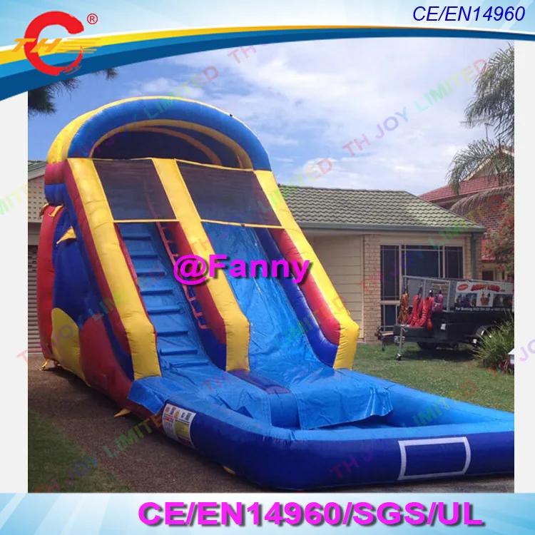 7x3x4m commercial grade inflatable water slide for kids or adults