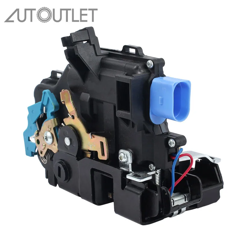 AUTOUTLET السيارات اكسسوار سيارات قفل الخلفية اليسار مزلاج المحرك الباب قفل ل V olkswagen الغولف اليسار الباب الخلفي قفل 7L0839015