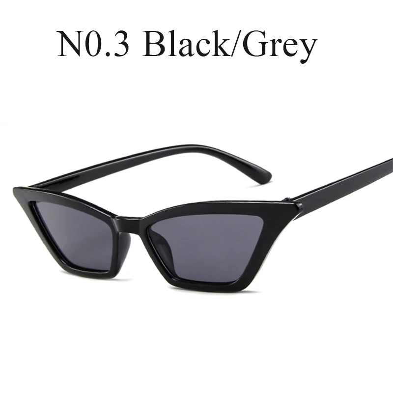 Винтажные, кошачий глаз, треугольные, милые, сексуальные, солнцезащитные очки для женщин, Ретро стиль, брендовые, для девушек, солнцезащитные очки, очки для женщин, Oculos de sol gafas - Цвет линз: N0.3