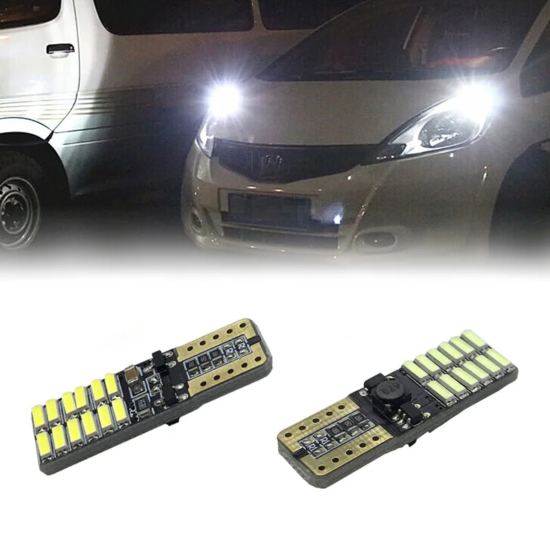 2 X T10 W5W led bulbs No error with Projector Lens for Ford skoda Kia Toyota hyundai mazda honda Mitsubishi Suzuki источник света для авто eco fri led 31 t10 w5w honda acura hyundai isuzu kia lexus mazda 6 x