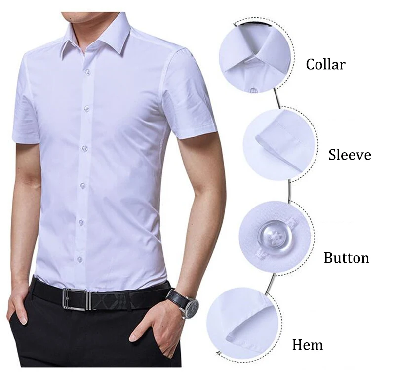 Covrlge высокое качество человек рубашка Для мужчин одноцветное отложным воротником короткий рукав рубашки бренда Мужская Одежда Мужской