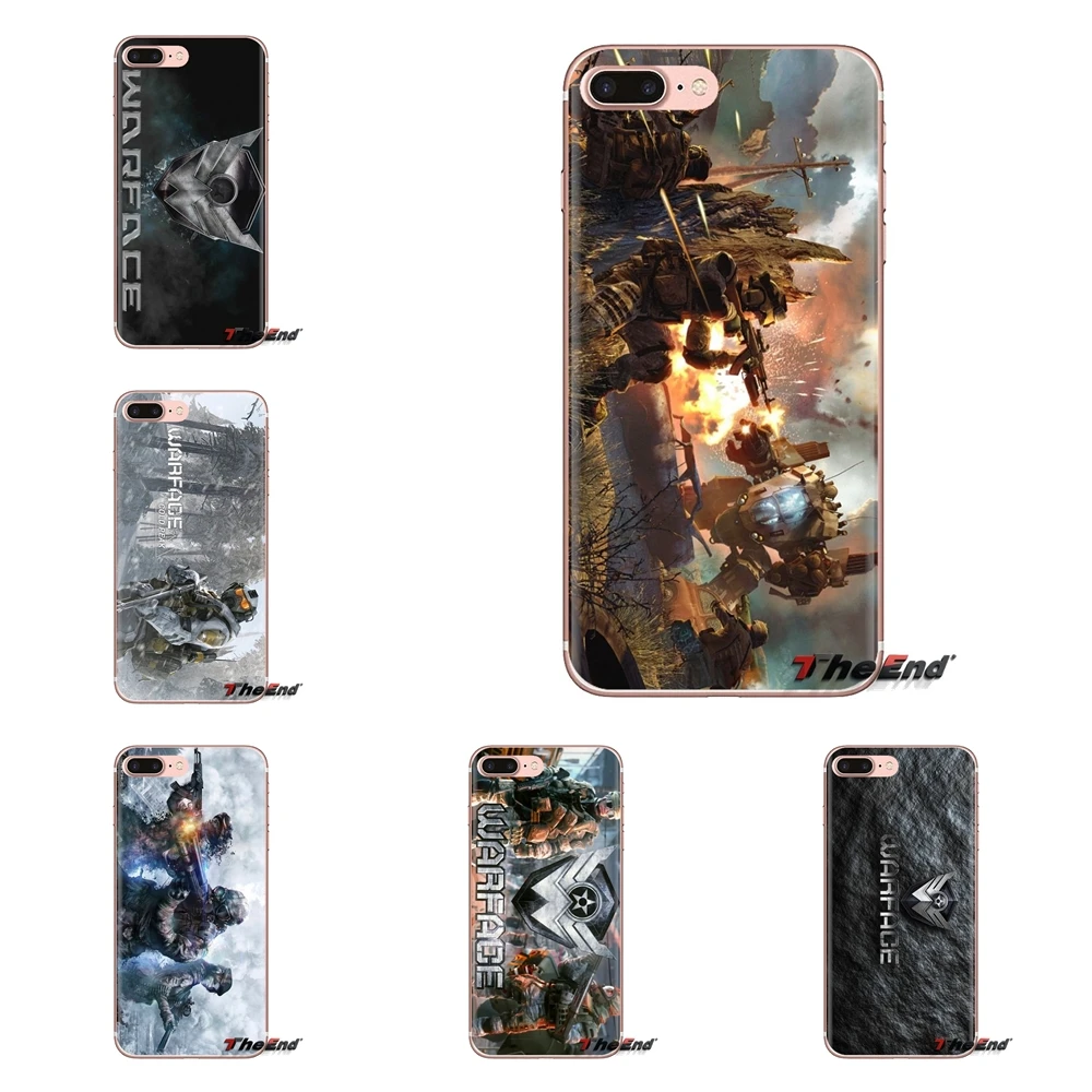 

For Samsung Galaxy S3 S4 S5 Mini S6 S7 Edge S8 S9 S10 Plus Note 3 4 5 8 9 Warface Low Fat Gaming Art Silicone Phone Shell Covers