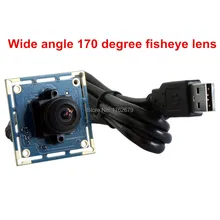 MJPEG 30fps 640 x 480 VGA 170 degree fisheye lens OV7725 mini usb camera module support IR Cut ELP-USB30W04MT-L170