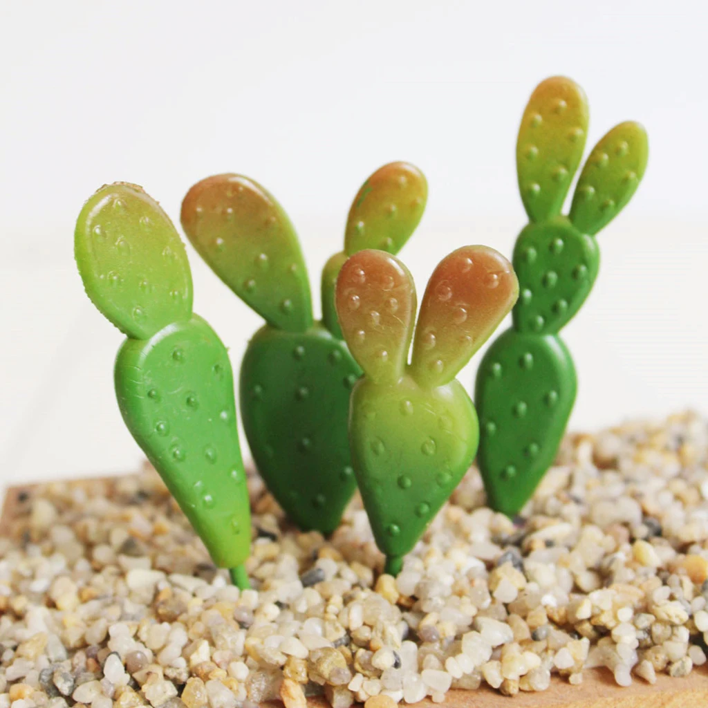 Vivid Faux Cactus Plants Artificial Succulent Flower for Garden Window Office Home Decor Room Shop Cafe Display