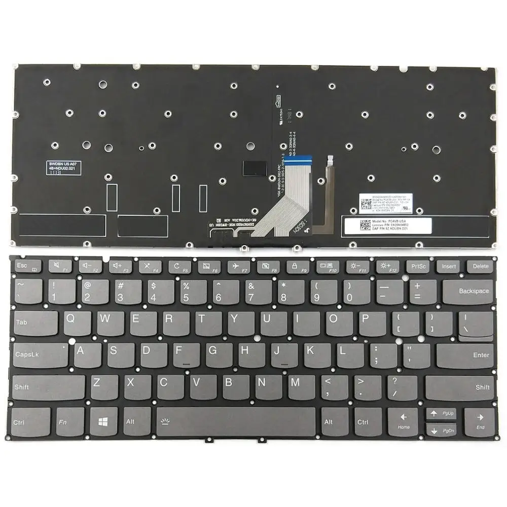 

New Laptop Keyboard for Lenovo Yoga 720-13 720-13IKB Type 80X6 81C3 920-13 920-13IKB Type 80Y7 80Y8 US Black With Backlit