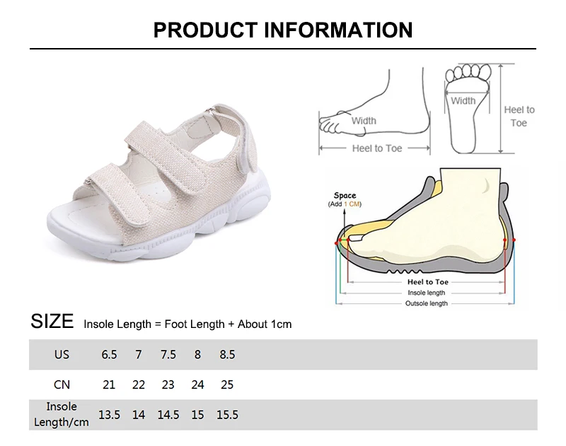 Летние сандалии для девочек; спортивные сандалии для мальчиков; Модная Удобная Повседневная пляжная обувь для малышей; Детские однотонные сандалии